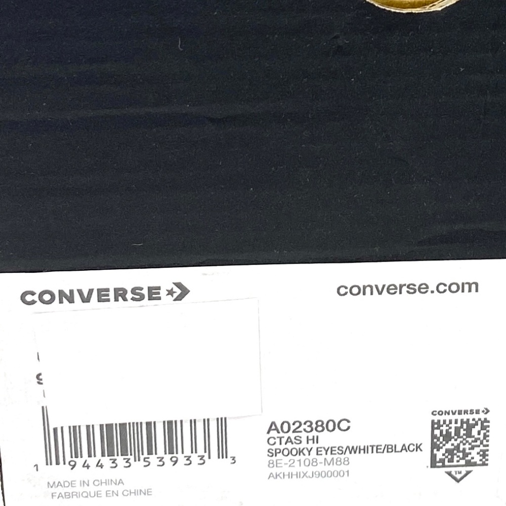 Converse CTAS Hi Spooky Blue High Top Men’s Canvas Sneakers Size Skate A02380C - Picture 8 of 9